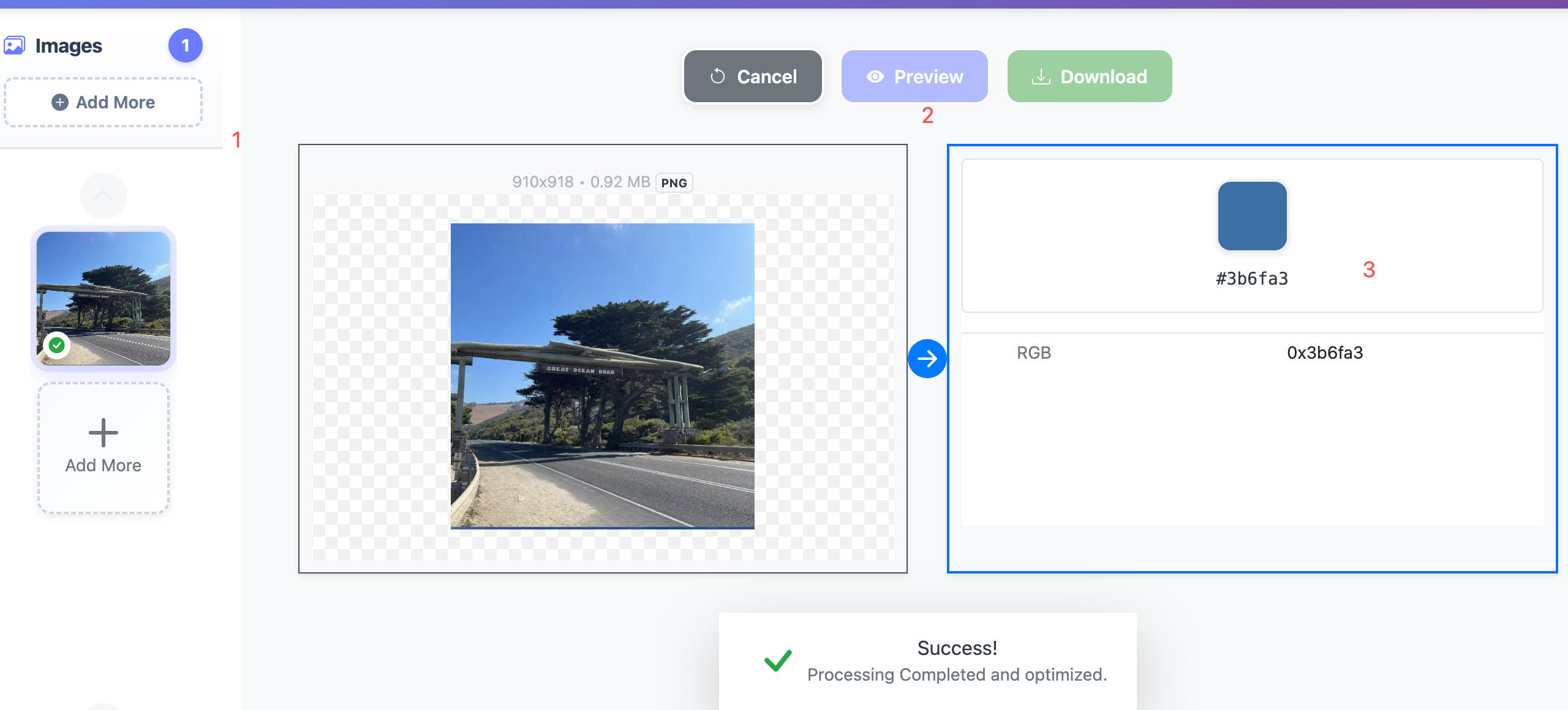 Step-by-step guide to extract the main color from an image